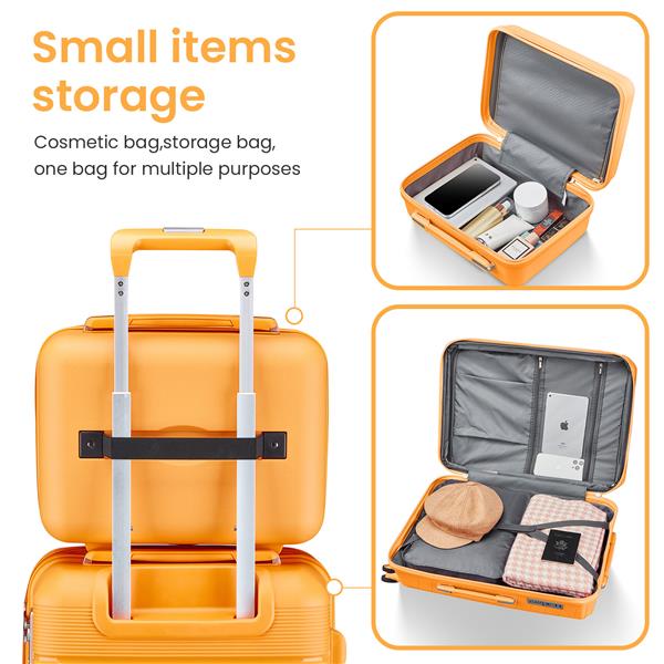 Luggage Sets 4 Piece(14/20/24/28) PP Lightweight & Durable Expandable suitcase