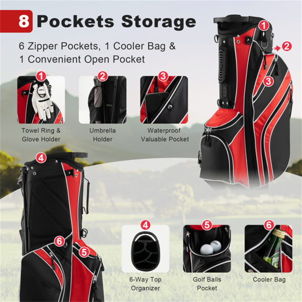 Portable Lightweight Golf Stand Carry Bag 