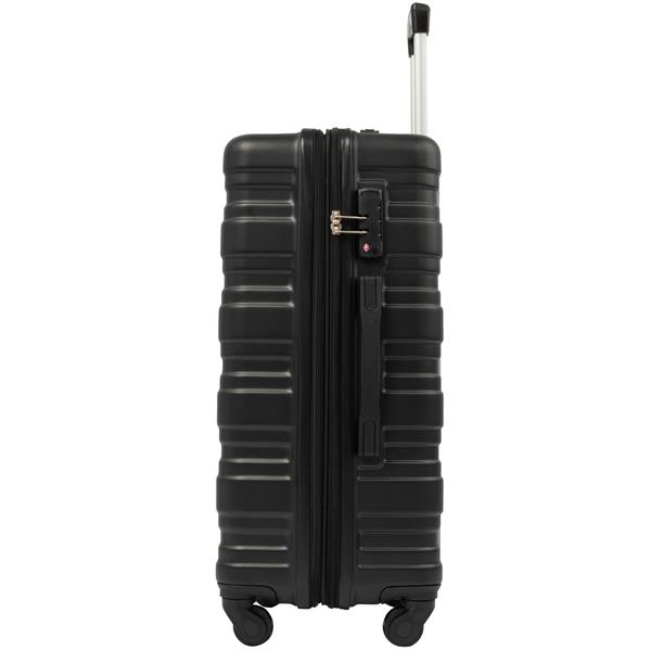  Luggage with TSA Lock Spinner Wheels Hardside Expandable Luggage Travel Suitcase Carry on Luggage ABS 24"