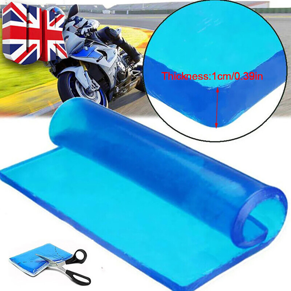 Motorcycle Seat Gel Pad Shock Absorption Mat Motorbike Comfort Cushion Cooling