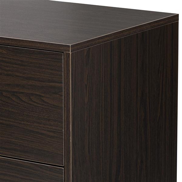 Featured Two-door Storage Cabinet with Three Drawers and Metal Handles , Suitable for Corridors, Entrances, Living rooms, and Study