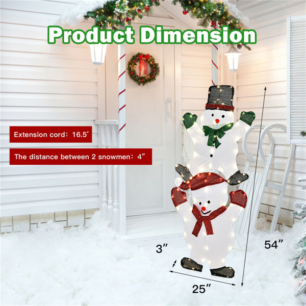 54 Inch Snowman Xmas Decorations 