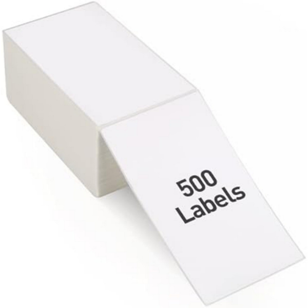 1000 self-adhesive 4 "x 6" thermal paper transport labels, thermal printer uses 500 Postage to mail labels, one stack of 500 sheets, a total of two stacks