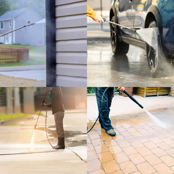 3000PSI 卧式 3/4“ 高压清洗机 铝制斜盘泵-8