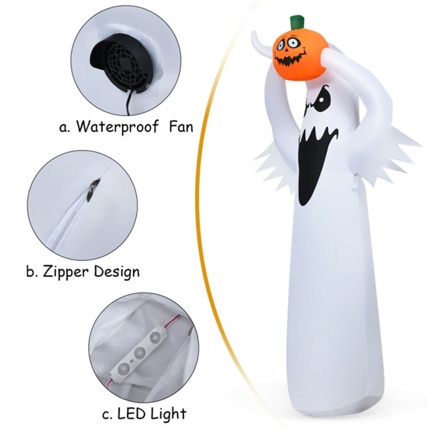 6-foot Halloween inflatable pumpkin decoration