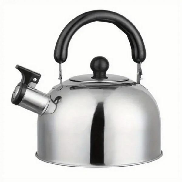 Induction Whistling Kettle, Tea Kettle, Kettle Made of Stainless Steel, 2L Hot Water Tea Pot for All Heat Sources