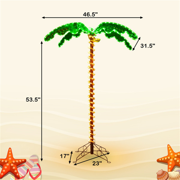 5-foot luminous decorative tree