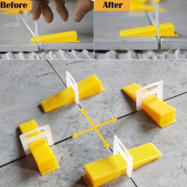 1000 Laschen 200 Keile Zange Fliesen Nivelliersystem Verlegehilfe Verlegesystem