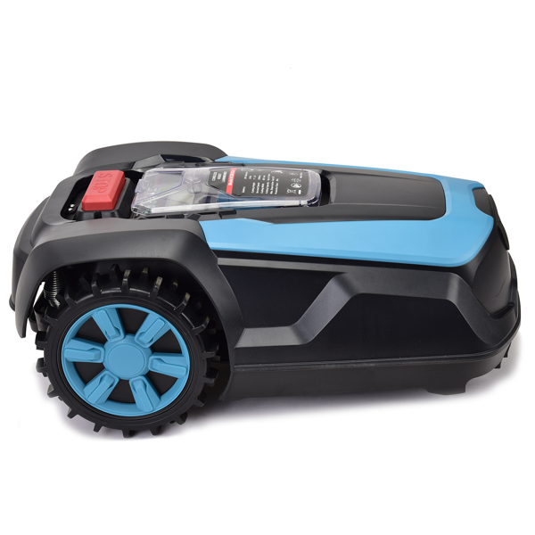 FINE FOX X3 Automatic Robotic Lawn,20V 4.0Ah Battery Powered,Self-Charging,Bluetooth Wi-Fi Connect,Mows Up to 1/4 Acre,10000 Sq.Ft,