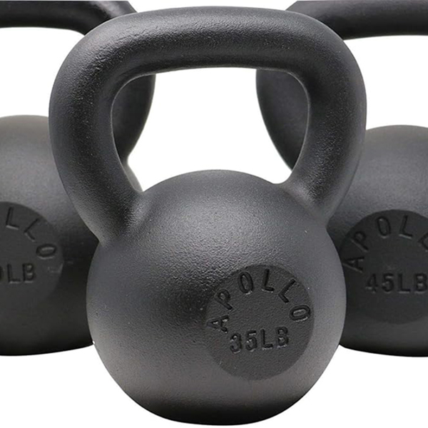 40LBS Solid Cast Iron Kettlebells  Ideal for Strength Training, Building Muscles