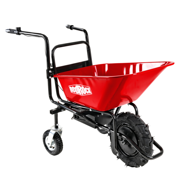 wheelbarrow electric Professional specs - this wheelbarrow uses an electric 24v 500w Brushless motor system, powered by (2)12v 12ah motorized wheelbarrow electric garden cart 78L garden cart 