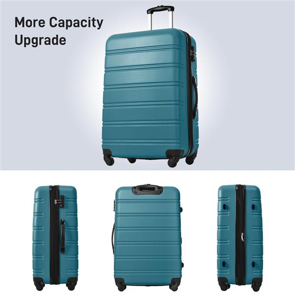 Hardshell Luggage Sets 4 pcs + Bag Spinner Suitcase with TSA Lock Lightweight-16"+20"+24"+28" Luggages