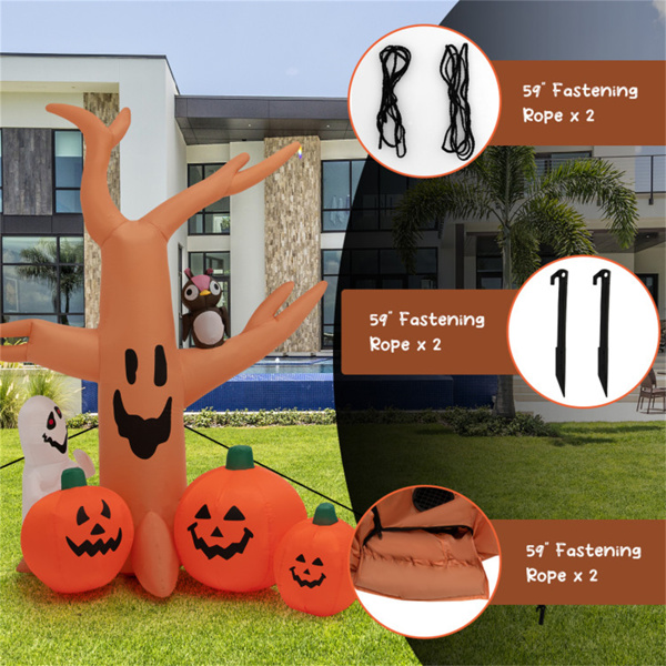 8-foot Halloween inflatable pumpkin