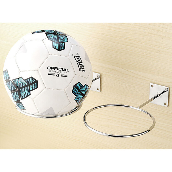 4PCS  Wall Mount Sports Basketball Display Rack Ball Holder Football for Soccer