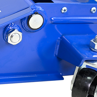3T Heavy Duty Horizontal Double Pump Floor Jack Foot Model view 2