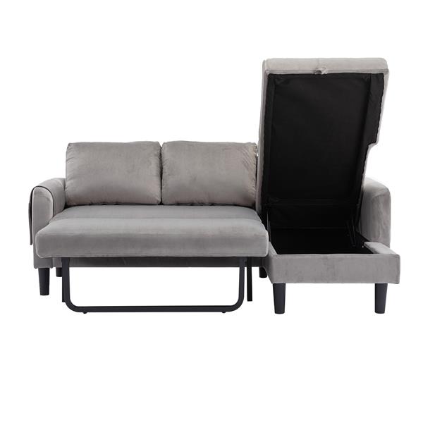 Sectional Sofa Reversible Sectional Sleeper Sectional Sofa with Storage Chaise