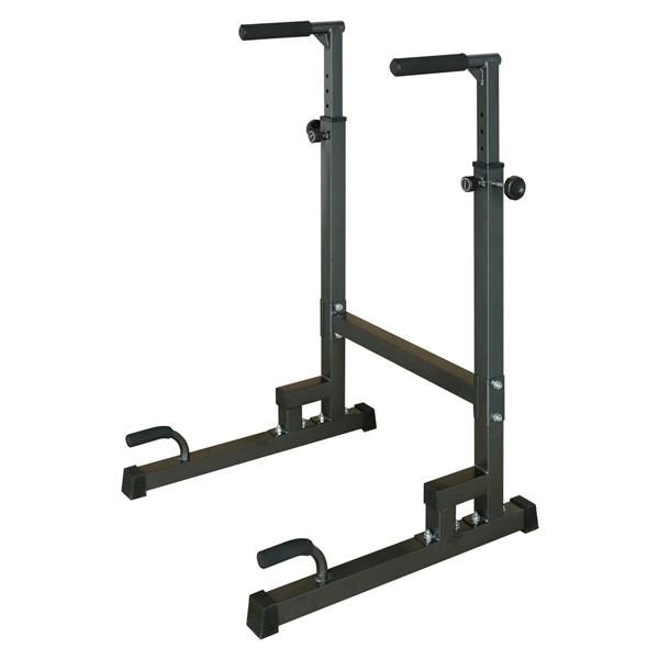 Power Tower Dip Station with Bench Pull Up Bar Stand Adjustable Height Heavy Duty Multi-Function Fitness Training Equipment