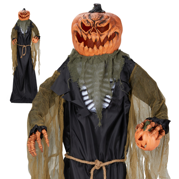 7ft  Pumpkin Halloween Standing Decoration