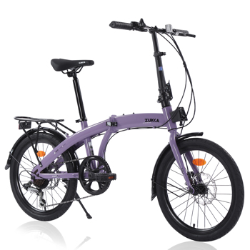 20\\" Folding Bike Steel Frame 7 Speed City Bike 