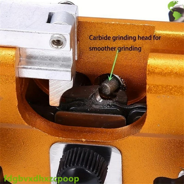 1pc Chain saw sharpener, chain saw sharpener, portable hand crank chain saw sharpener, suitable for all types of chain saws