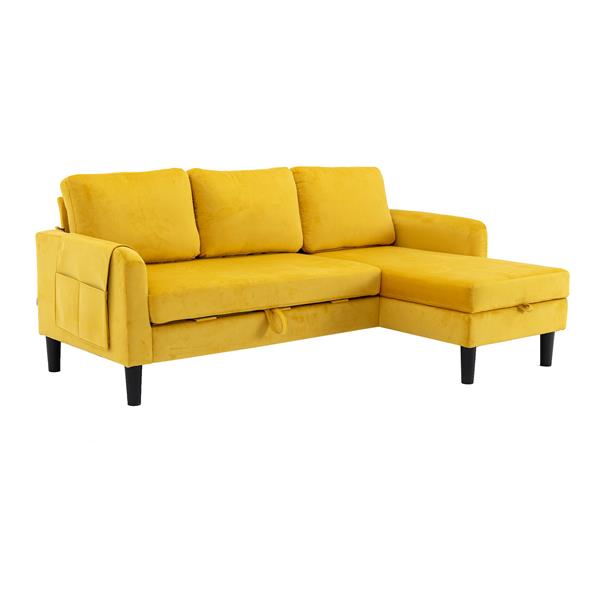 Sectional Sofa Reversible Sectional Sleeper Sectional Sofa with Storage Chaise