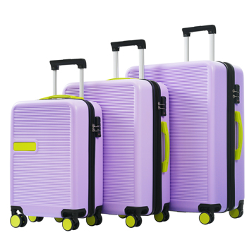 Hardshell Luggage Sets 3 pcs Contrast Color Suitcase with Spinner Wheels and TSA Lock 20\\" 24\\" 28\\" Available