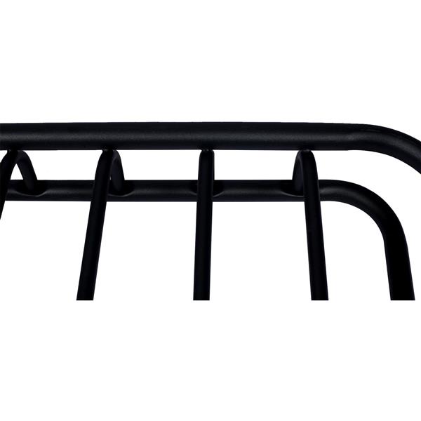 Rooftop Cargo Carrier Basket Motoring Roof Rack,Top Mount Roof Rack 64" black steel