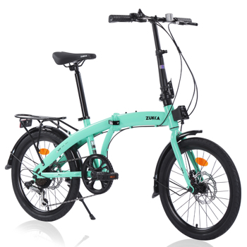 20\\" Folding Bike Steel Frame 7 Speed City Bike 