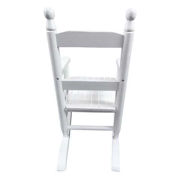 Children's  rocking white chair- Indoor or Outdoor -Suitable for kids-Durable