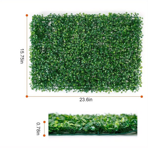 12 pieces of grass wall panels, grass backboards, garden fence, backyard (12 pieces of grass)