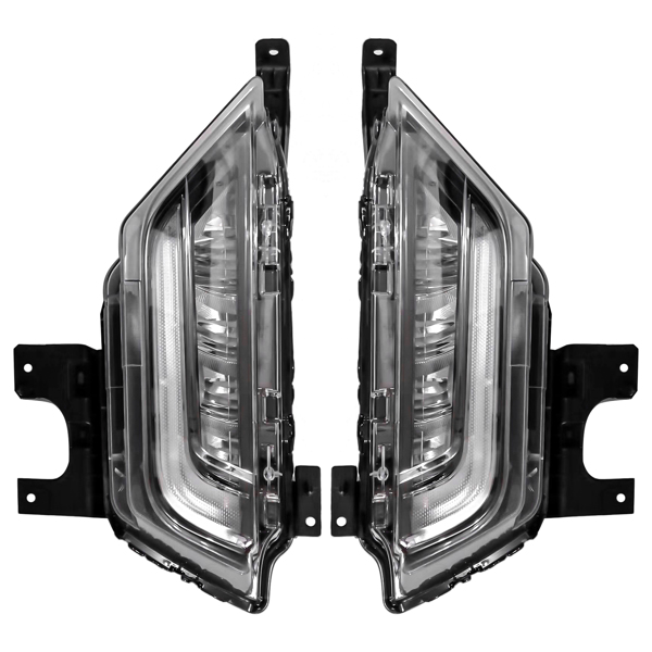 Right & Left Fog Lights with SwitchBack Turn Signal for Ford F150 2021 2022 2023 #ML3Z15200B ML3Z15200C