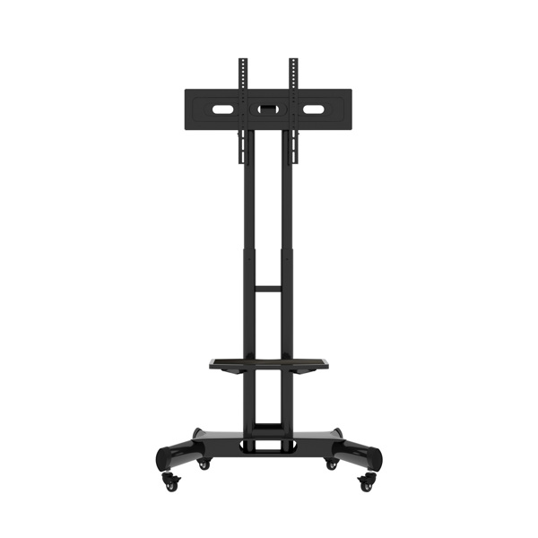 Universal Swivel TV Stand for 32–80 inch TVs, Height Adjustable Table Top TV Stand Mount with Tilt, Max VESA 600x400mm (Black) 