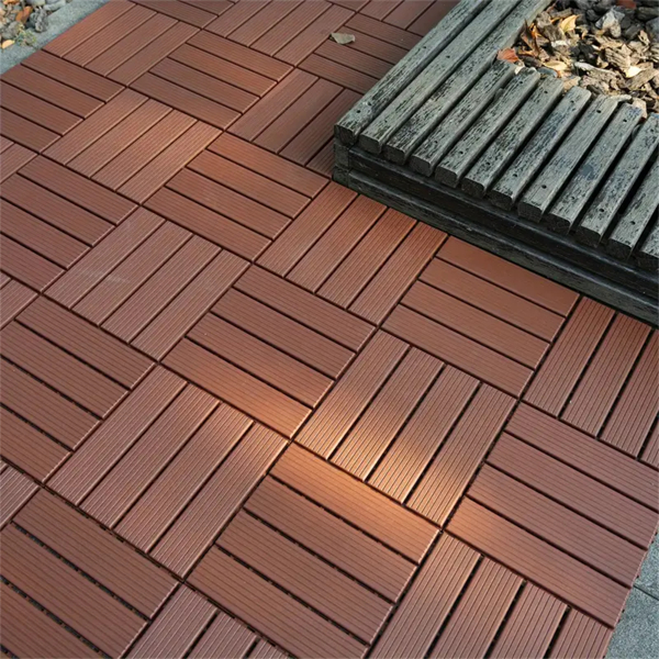 88pcs Dark Brown 11.8"x11.8"(30cmx30cm) Interlocking Deck Tiles - Waterproof, Anti-Slip, All-Weather Patio Flooring for Outdoor and Indoor Use - Smooth Wood-Grain Design Ideal for Courtyards,Flooring