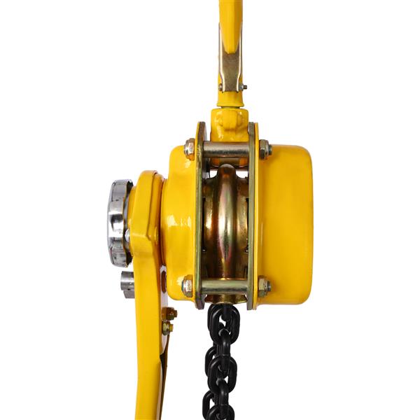 Lever Chain Hoist 1 1/2 Ton 3300LBS Capacity 20 FT Chain Come Along with Heavy Duty Hooks Ratchet Lever Chain Block Hoist Lift Puller