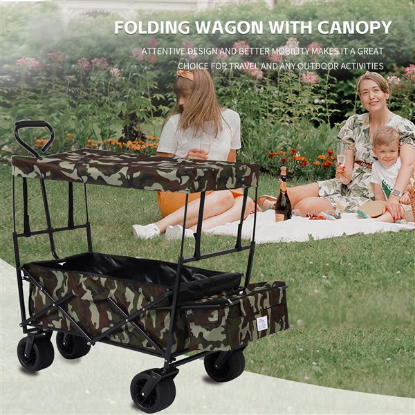 Outdoor Garden Park Utility kids wagon portable beach trolley cart camping foldable folding wagon