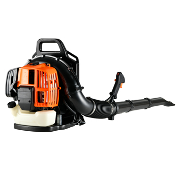 2-Stroke Commercial Backpack Leaf Blower Gas Powered Grass Lawn Blowing Machine, Orange