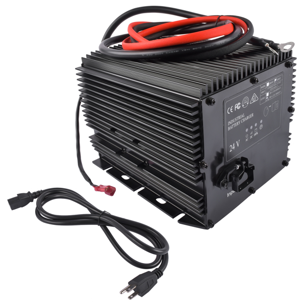 24V/25A Battery Charger with Indicator Light B01-05-0056 70789 for Haulotte Scissor Lift, Terex Scissor Lift