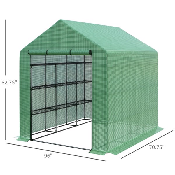 Mini Walk-in Greenhouse ( Amazon Shipping)（Prohibited by WalMart）