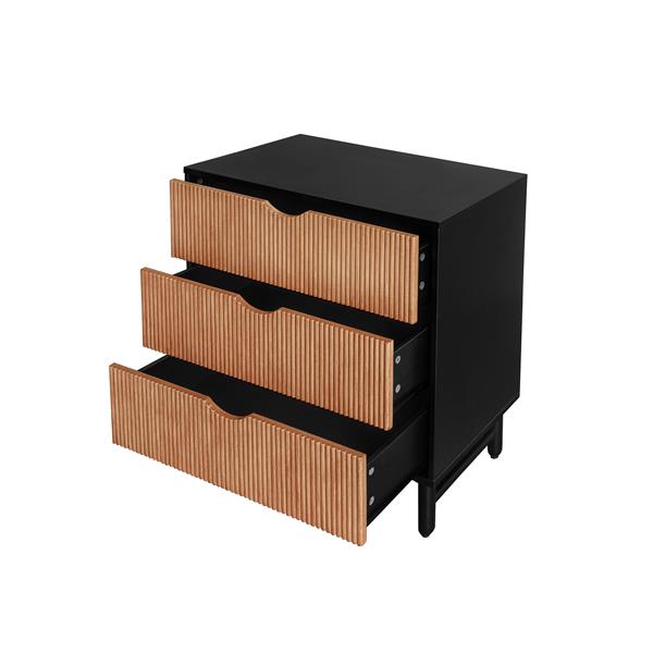 3 Drawer Cabinet, Suitable for Bedroom, Living Room, Study, Dining Room