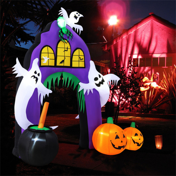 9 Feet Halloween Inflatable Archway Decor