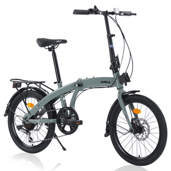 20\\" Folding Bike Steel Frame 7 Speed City Bike 