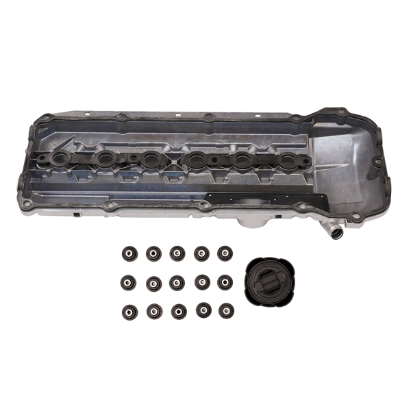 Aluminum Valve Cover with Gasket 11121432928 for BMW 323i 325i 328i 330i 525i 528i X5 M52 M54