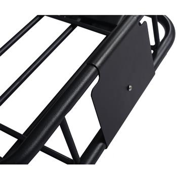 Rooftop Cargo Carrier Basket Motoring Roof <b style=\\'color:red\\'>Rack</b>,Top Mount Roof <b style=\\'color:red\\'>Rack</b> 42\\" black steel