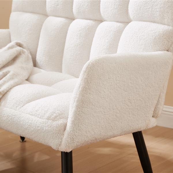 52'' Small Loveseat Sofa, Couch 2-Seater with Quilting Backs for Living Room, Bedroom and Small Space(COLOR:WHITE)