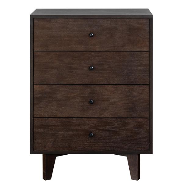 Solid Wood spray-painted drawer dresser bar,buffet tableware cabinet lockers buffet server console table lockers, retro round handle, applicable to the dining room, living room,kitchen corridor auburn