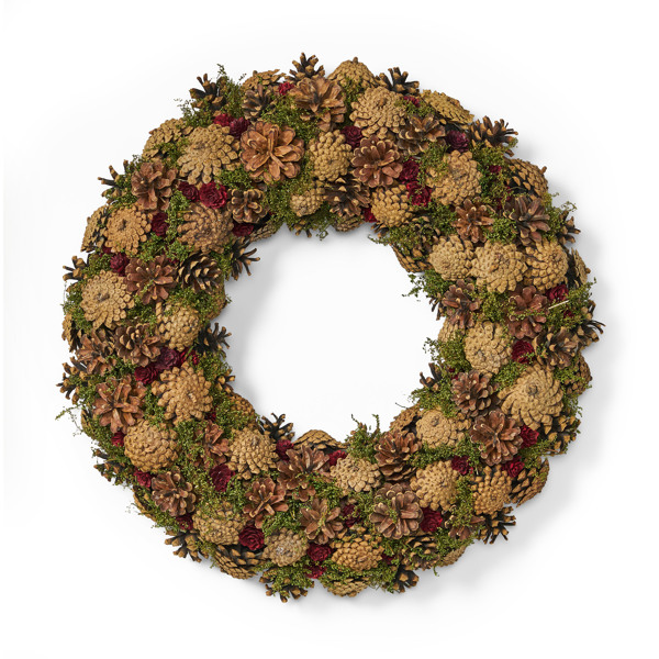 PINE CONE WREATH