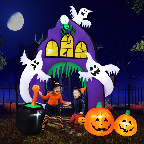 9 Feet Halloween Inflatable Archway Decor