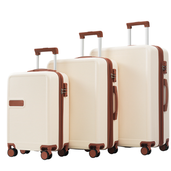 Hardshell Luggage Sets 3 pcs Contrast Color Suitcase with Spinner Wheels and TSA Lock 20\\" 24\\" 28\\" Available