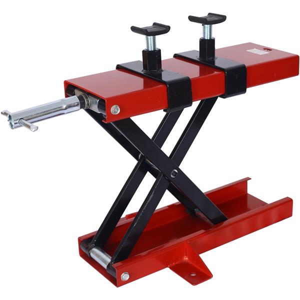 MOTORCYCLE LIFT JACK 1100lbs motorcycle off-road bike ,Scissor Center Jack Lift Repair Wide Stand Bike