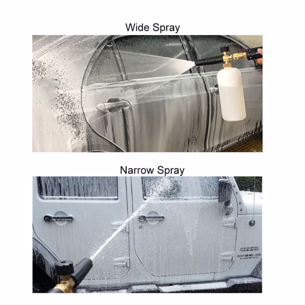 1L Car Washer Snow Foam Lance Soap Bottle Sprayer for High Pressure Gun Jet UK